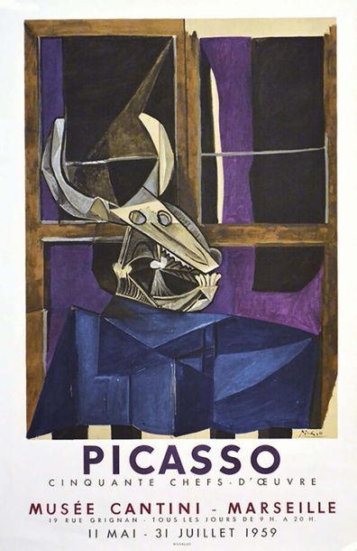 Picasso Musée Cantini Marseille 1959	PICASSO...
