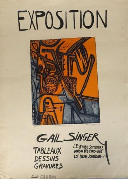 Carton à Dessin Contenant 54 Affiches & Lithos...