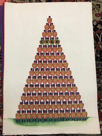 Lot de 23 Affiches NE Polonaises vers 1970
Lot...