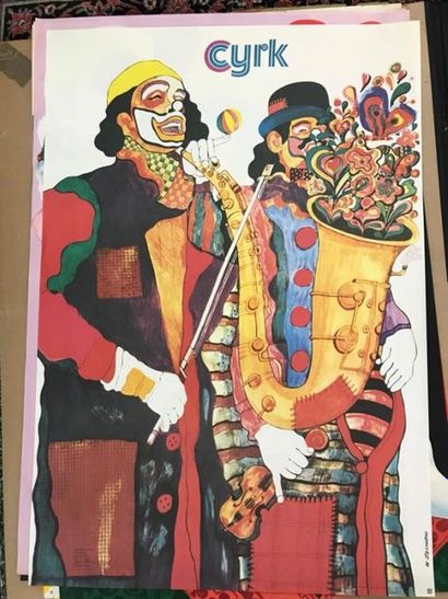 Lot de 23 Affiches NE Polonaises vers 1970
Lot...