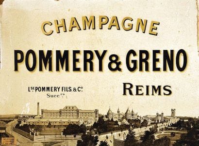 Champagne Pommery & Greno 1923 Reims (Marne)
Debar...