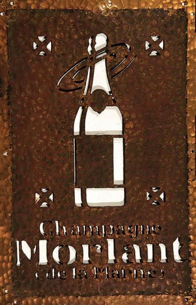 Champagne Morlant de la Marne Très Rare Bronze...
