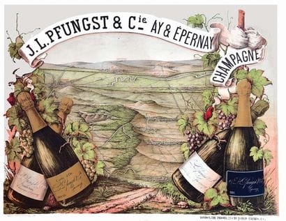 Champagne J.L. Pfungst & Cie Ay & Epernay...
