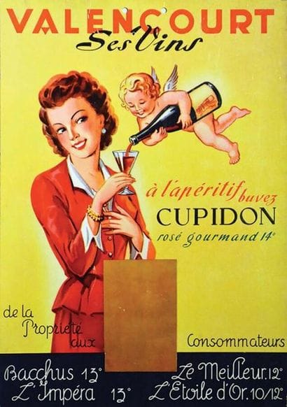 Valencourt Ses Vins à L'Apéritif buvez Cupidon...