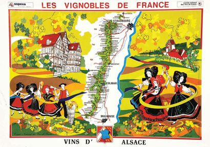 Vins D'Alsace Carte Illustrée vers 1980	DUTTER...