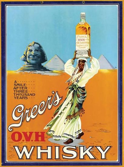 Old Scotch Whisky Glasgow Greer's O.V.H....