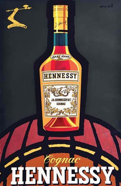 Hennessy Cognac vers 1950	ONELL
De La Vasselais...
