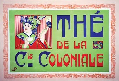 Thé de la Cie Coloniale vers 1900	LP
Manzi...