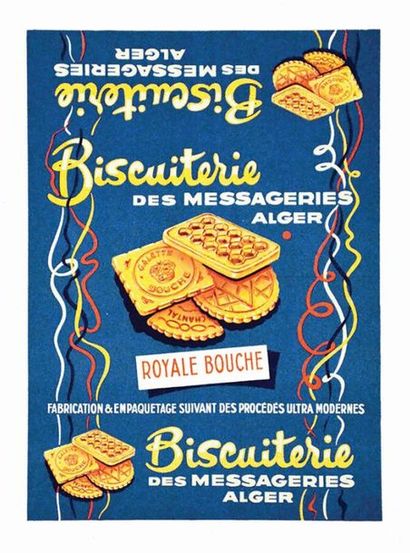 Biscuiterie des Messageries Alger Royal Bouche...