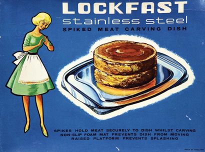 Lockfast Spiked Meat Carving Dish vers 1950
Made...