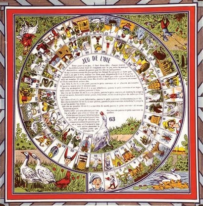 Jeu de L'Oie Gastromique vers 1900
Affiche...