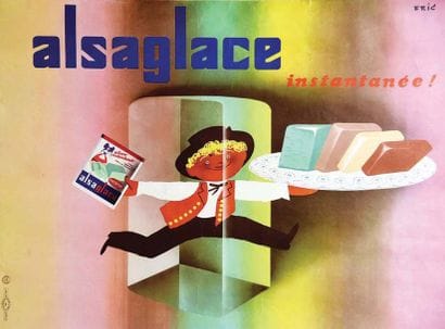 Alsaglace Intantanée vers 1950	ERIC
De La...
