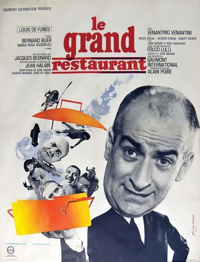 Le Grand Restaurant Avec Louis de Funes Rare...