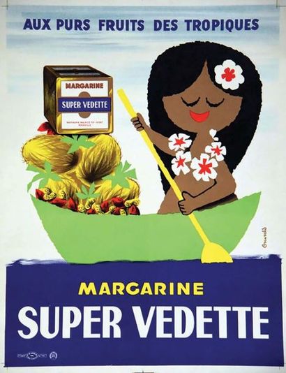 Margarine Super Vedette - Rafinerie Maurice...