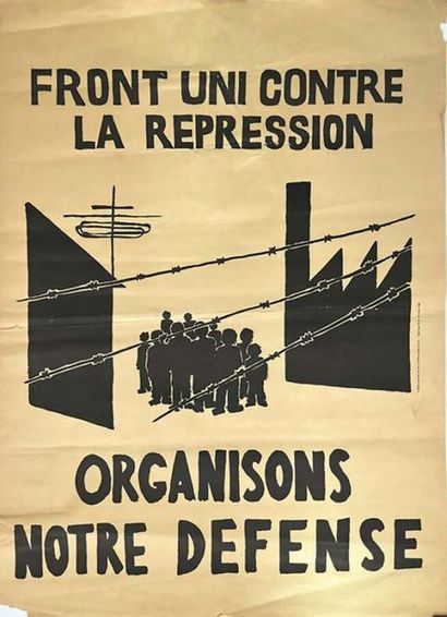 Front Uni contre la repression en Vert Mai...
