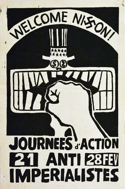 Welcome Nixon Mai 68 Journées d'action anti...