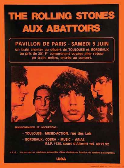 The Rolling Stones Aux Abattoirs Pavillon...