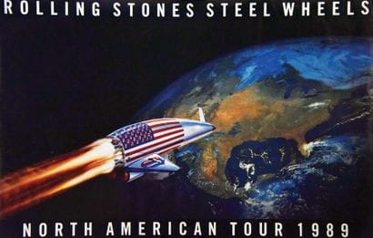 Rolling Stones North Amercica Tour 1989 Steel...