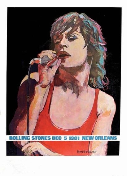 The Rolling Stones December 5 1981 New Orleans...