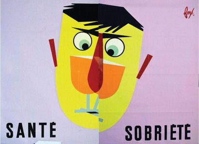 Santé Sobriété 1956	FORE
1 Affiche Non-Entoilée...