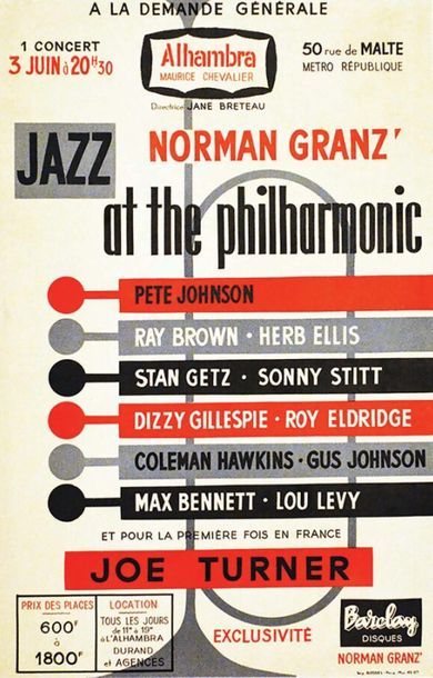 Jazz at The Philarmonic Alhambra Norman Granz'...