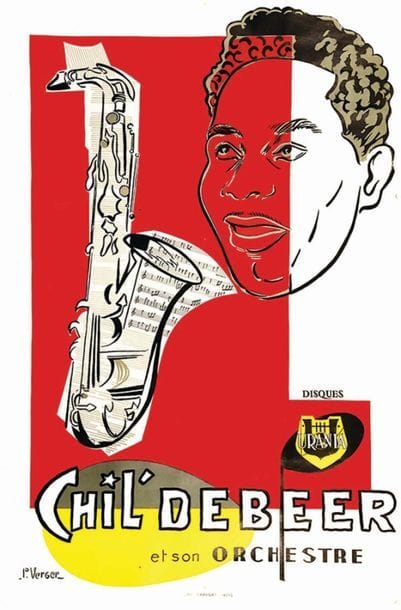 Chil' Debeer et son Orchestre vers 1950	VERGER...
