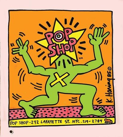 Pop Shop Bag Keith Haring 1986 New York	HARING...
