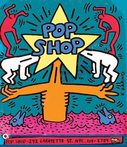 Pop Shop Bag Keith Haring 1986	HARING KEITH
Sac...