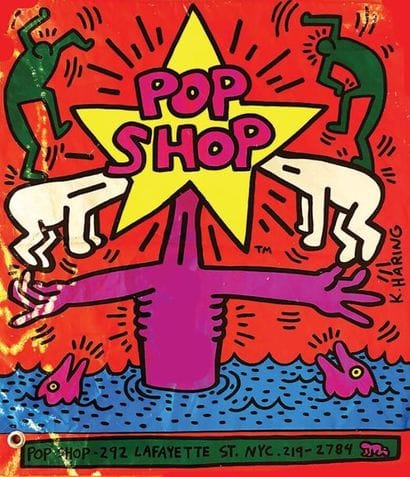 Pop Shop Bag Keith Haring 1986	HARING KEITH
Sac...