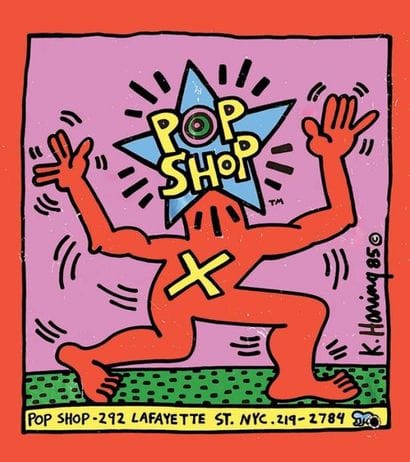 Pop Shop Bag Keith Haring 1986	HARING KEITH
Sac...