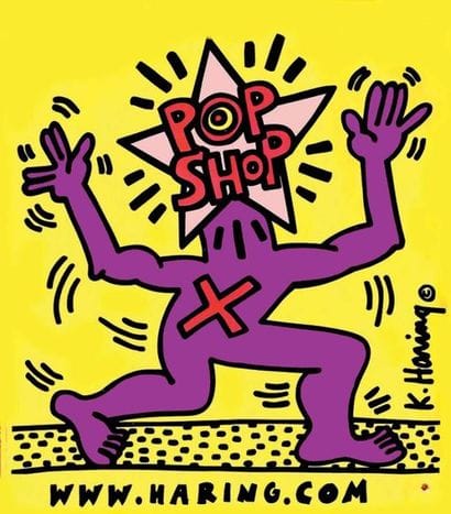 Pop Shop Bag Keith Haring 1986	HARING KEITH
Sac...