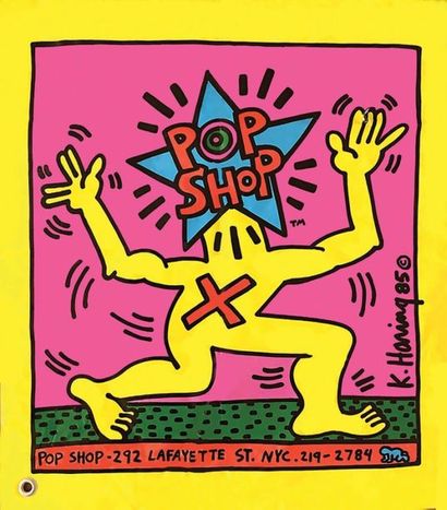 Pop Shop Bag Keith Haring 1986	HARING KEITH
Sac...