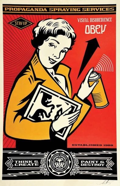 Propaganda Spraying Services Visual Disobedience...