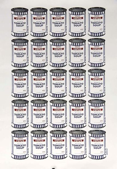 Tesco Value Cream of Tomato Soup Cans (Hommage...