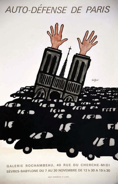 Auto-Défense de Paris vers 1970	SAVIGNAC...