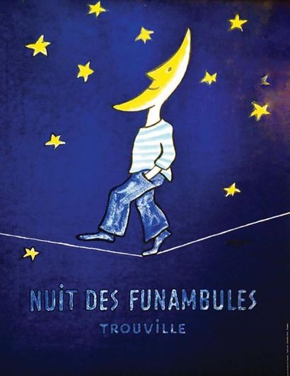 Trouville - Nuit des Funambules vers 1990	SAVIGNAC...