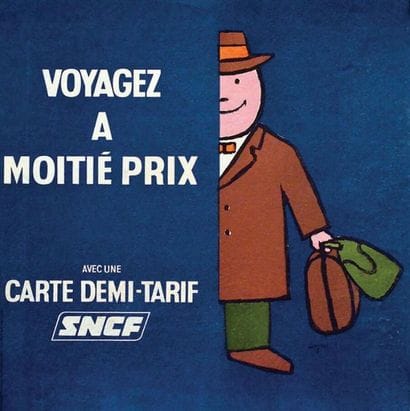 Voyagez à Moitié Homme Rare 1970	SAVIGNAC...