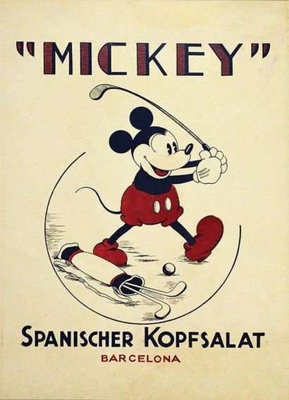 Mickey Spanischer Kopfsalt Barcelona vers...