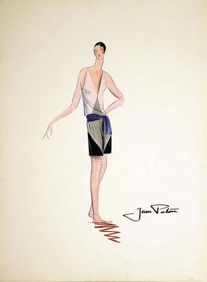 Jean Patou vers 1930
1 Affiche Non-Entoilée...