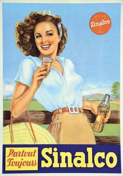 Sinalco partout toujours vers 1950
Affiche...