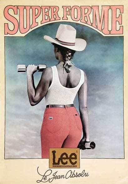 Lee Le Jean Absolu Super Forme vers 1980
Affiche...