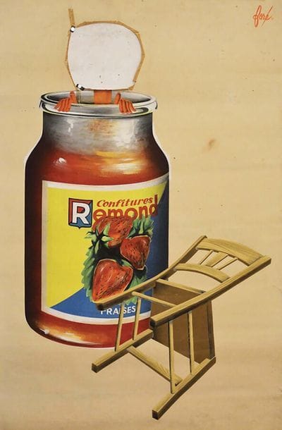 Confiture Rémond Gouache 1953	FORE
Gouache...