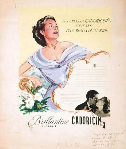 Brillantine Cadorine Lustrale gouache et...
