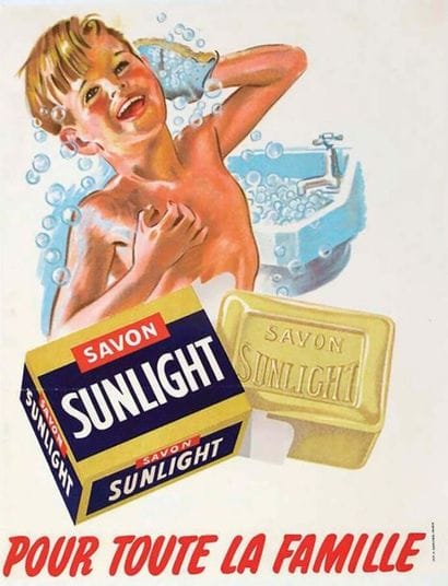 Savon Sunlight pour toute la famille vers...