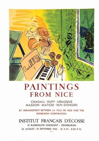 Painting from Nice Institut Français D'Ecosse...