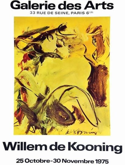 Willem de Kooning Galerie des Beaux Arts...