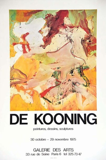 De Kooning Peintures, dessins, sculptures....