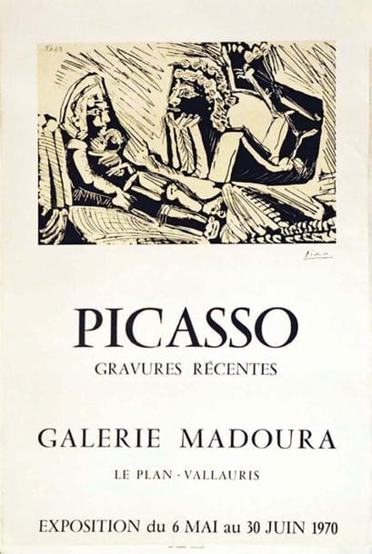 Picasso Galerie Madoura. 1968. 1970. 1968	PICASSO...