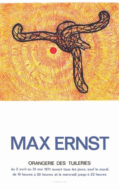 Max Ernst Orangerie des Tuileries du 2 avril...