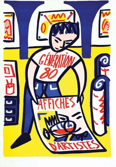 Génération 80 signée au crayon par François...